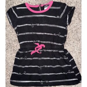 Baby Guess ‎ Dress Size 24 Months Black Pink